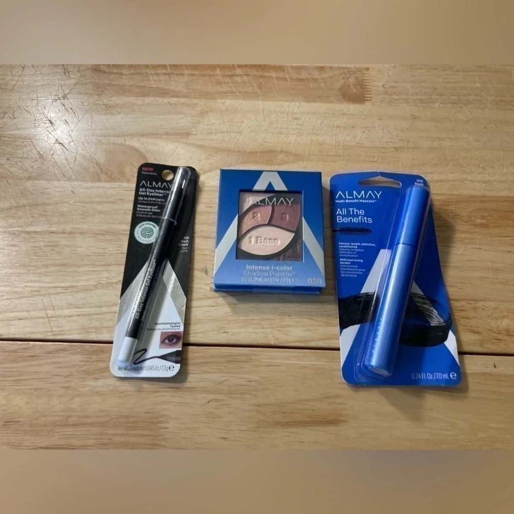 4/$25 Almay eye makeup set . Includes: eyeliner, eyeshadow & mascara. NWT